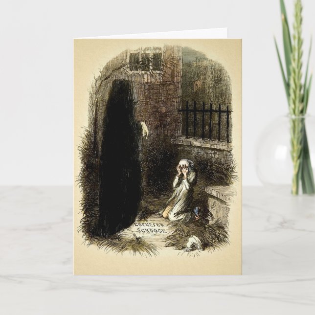 Carte de vacances vintage Ebenezer Scrooge (Devant)