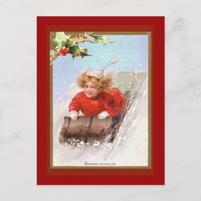 Carte de vacances Vintage victorienne (Devant)