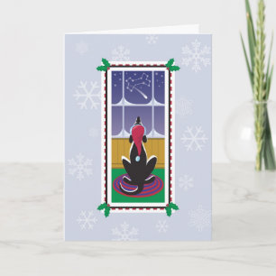 Carte de vacances WagsToWish_Dog Bone Stars
