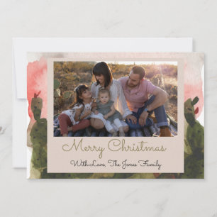 Carte de vacances Watercolor Desert