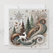 Carte de vacances White deer Flat