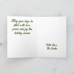 Carte de vacances WinTER AT WEST HILLS RANCH
