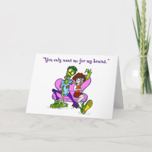 Carte de Valentine de zombi