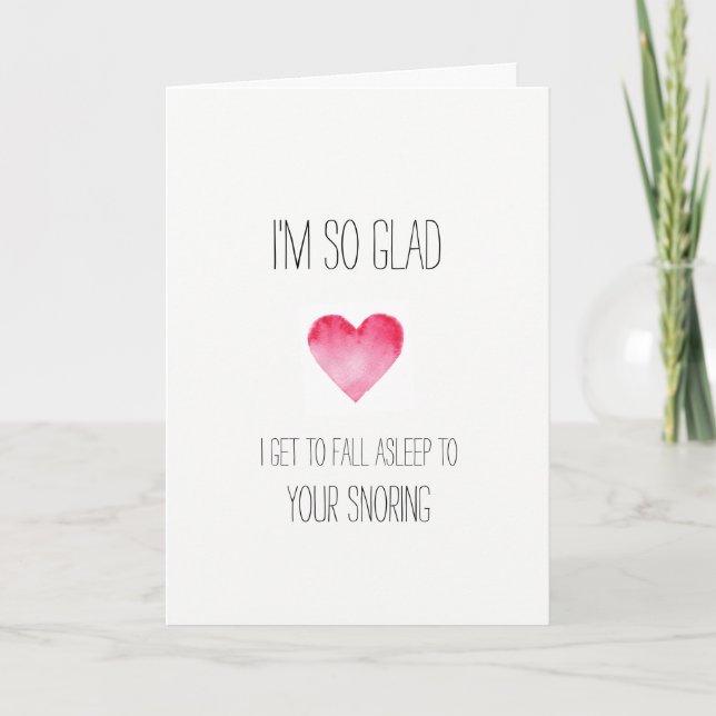 Carte de Valentines sarcastique et hilarante (Devant)