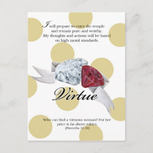 Carte de valeur YW - VIRTUE