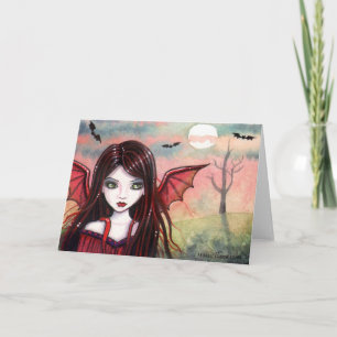 Carte de Vampire d'Halloween par Molly Harrison