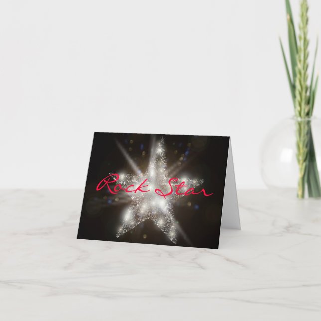 Carte de vedette du rock (Devant)