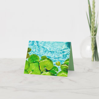 Carte de verdure et d'eau