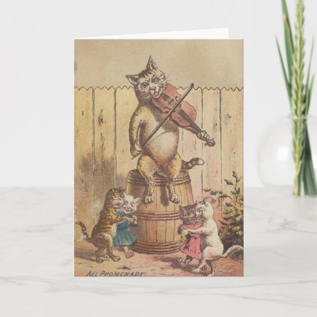 Carte de Victoria Cat Promenade Square Dance (Devant)