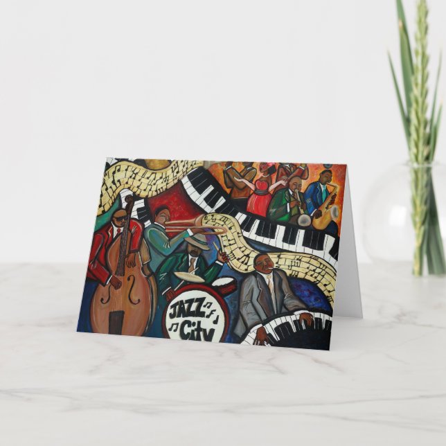 Carte de ville de jazz (Devant)