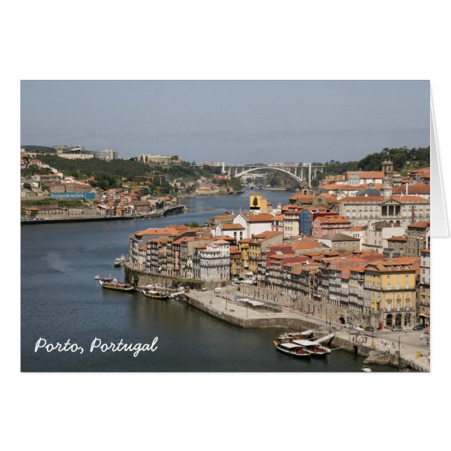 Carte de ville de Porto (Devant Horizontal)