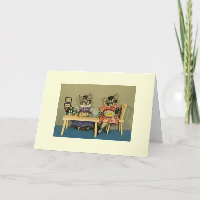 Carte de Vintage Cat (Devant)