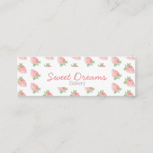 Carte De Visita Mini Strawberry