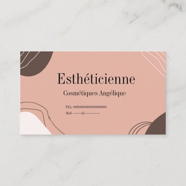 carte de visite (Dos)