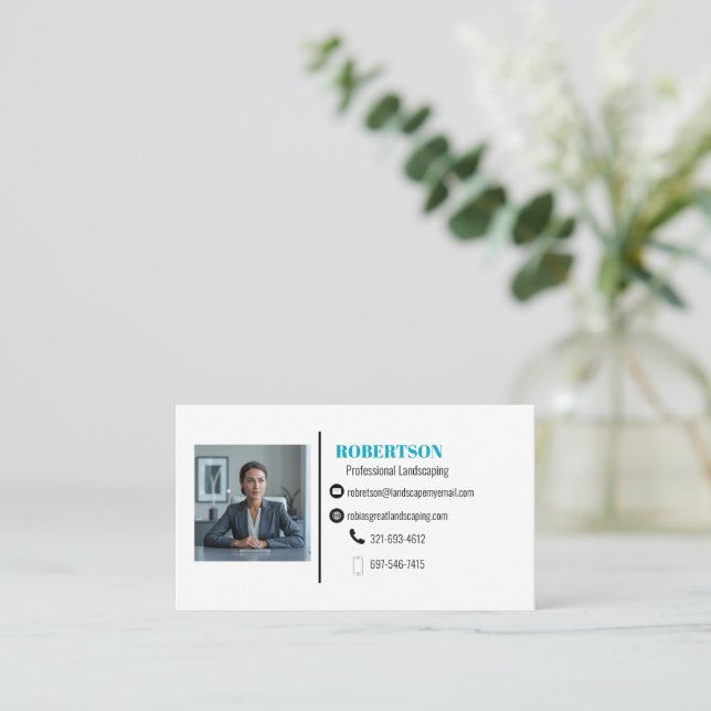 Carte de visite (Debout devant)