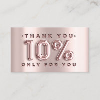 100 Logo QRCODE 10%OFF Code Rose métal rose