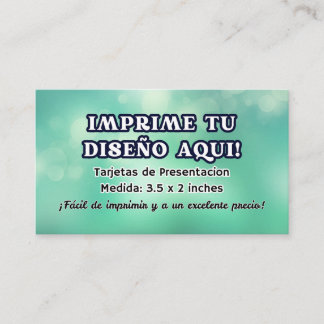Carte De Visite 100 Tarjetas de Presentacion para negocio
