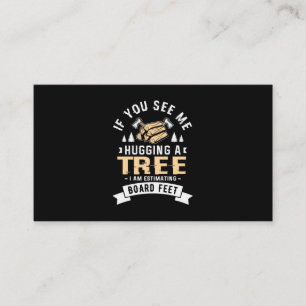 Carte De Visite 11.Si Vous Me Voyez Accrocher Un Arbre, J'Estime B