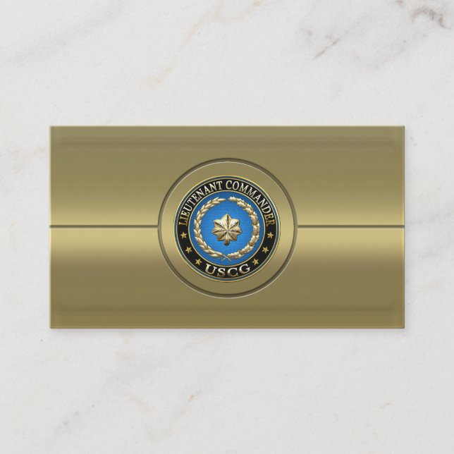 Carte De Visite [154] CG : Lieutenant commandant (LCDR) (Devant)