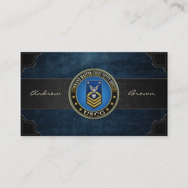 Carte De Visite [154] CG. : Officier marinier de chef principal de (Devant)