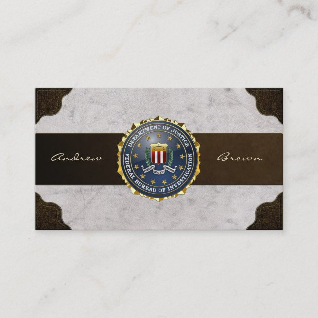 Carte De Visite [154] FBI Special Edition (Devant)