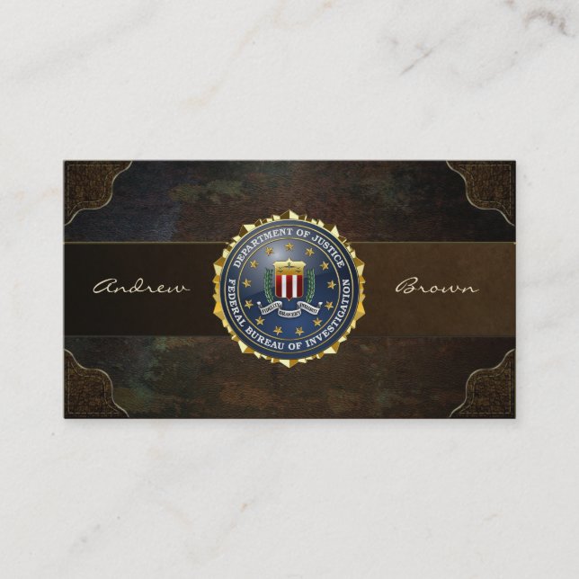Carte De Visite [154] FBI Special Edition (Devant)