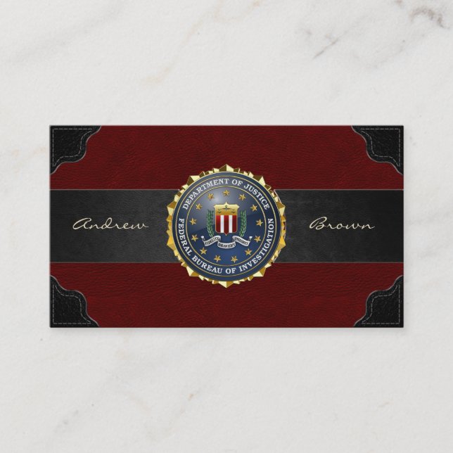 Carte De Visite [154] FBI Special Edition (Devant)