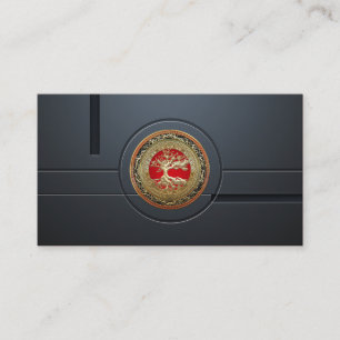 Carte De Visite [154] Treasure Trove : Arbre de vie celtique [Or]