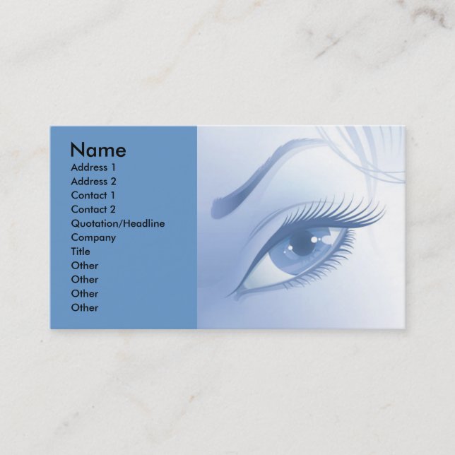 Carte De Visite 1 (14), Nom, Adresse 1, Adresse 2, Contact 1, ... (Devant)