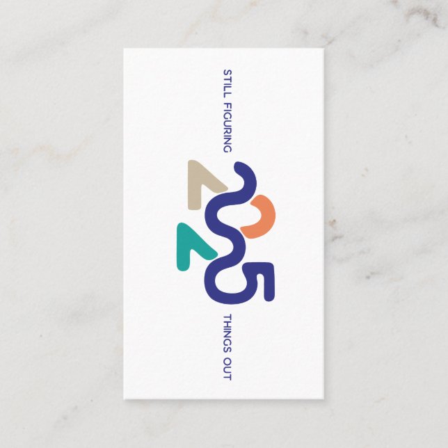 Carte De Visite 2025 encore à comprendre (Devant)