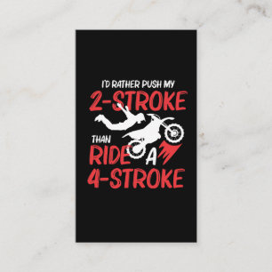 Carte De Visite 2 Strocross MX Motocross Dirt Bike Supercross
