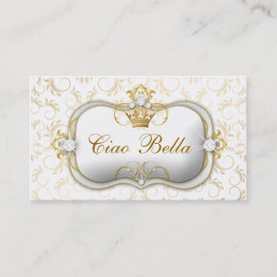 Carte De Visite 311 blancs d'or de Ciao Bella devinent