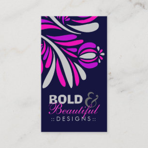 CARTE DE VISITE 311-BOLD & BEAUTIFUL NAVY