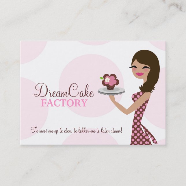 Carte De Visite 311 Carlie la brune BusinessCard de Cutie de petit (Devant)