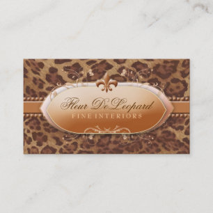 Carte De Visite 311 Fleur De Leopard