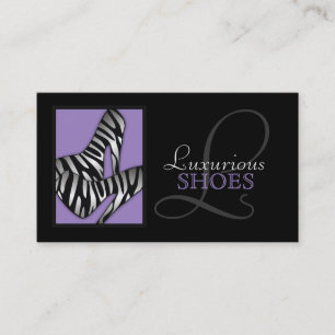 Carte De Visite 311-Luxurious chausse le pourpre