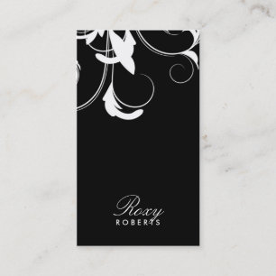 Carte De Visite 311 noirs et blancs solides de Roxy