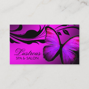 Carte De Visite 311 Papillon lustré rose et pourpre