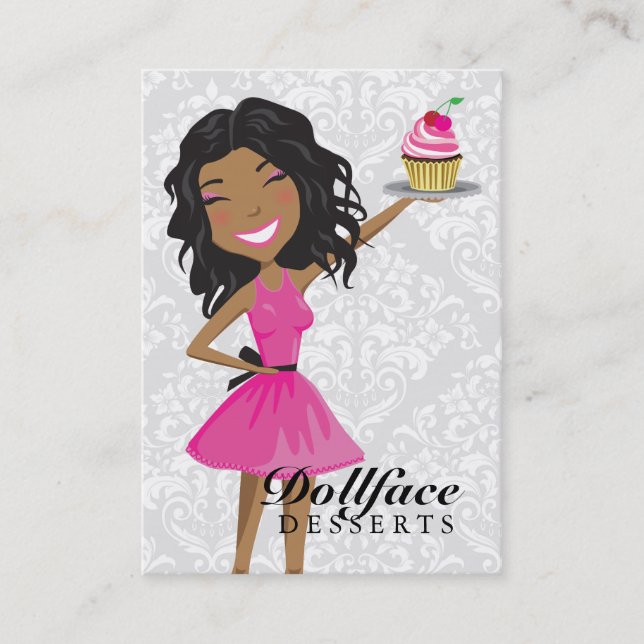 Carte De Visite 311 roses indien Ebonie de desserts de Dollface (Devant)