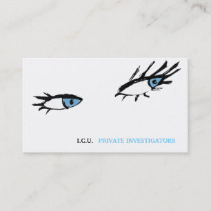 Carte De Visite 311 yeux d'investigateur privé
