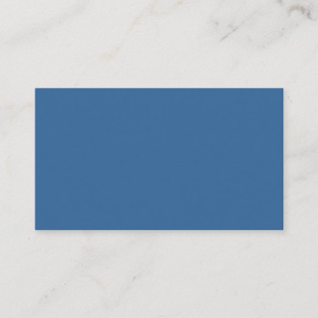 Carte De Visite #336699 Code hexadécimal Couleur Web Bleu Business (Devant)