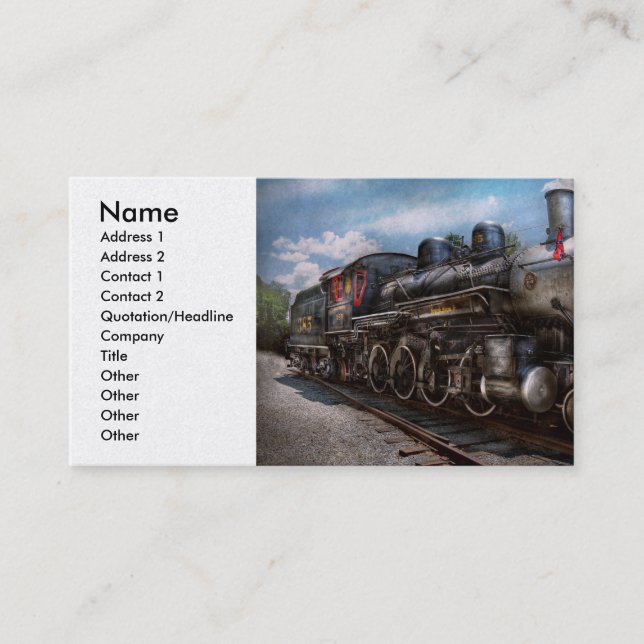 Carte De Visite 385 - Train - Vapeur - 385 Entièrement restauré (Devant)