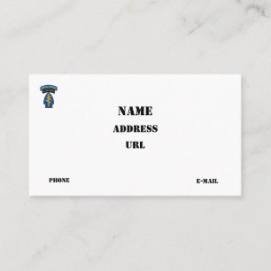 Carte De Visite 3e Groupe des forces spéciales Berets verts SF SFG