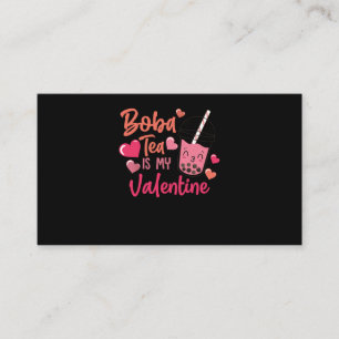 Carte De Visite 40.Boba Tea Boba Tea Is My Valentine Heart