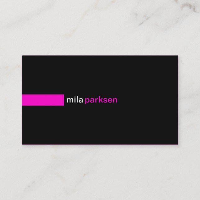 Carte De Visite 519c moderne fait sur commande (Devant)