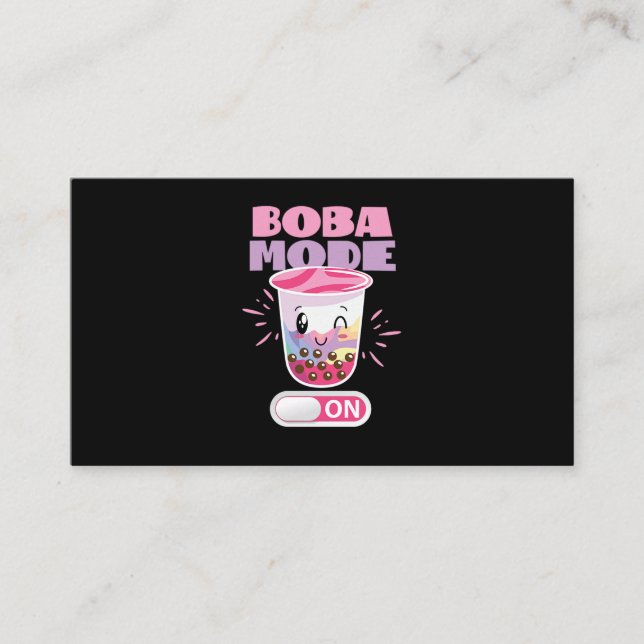 Carte De Visite 53.Boba Tea Mode Boba Activé (Devant)