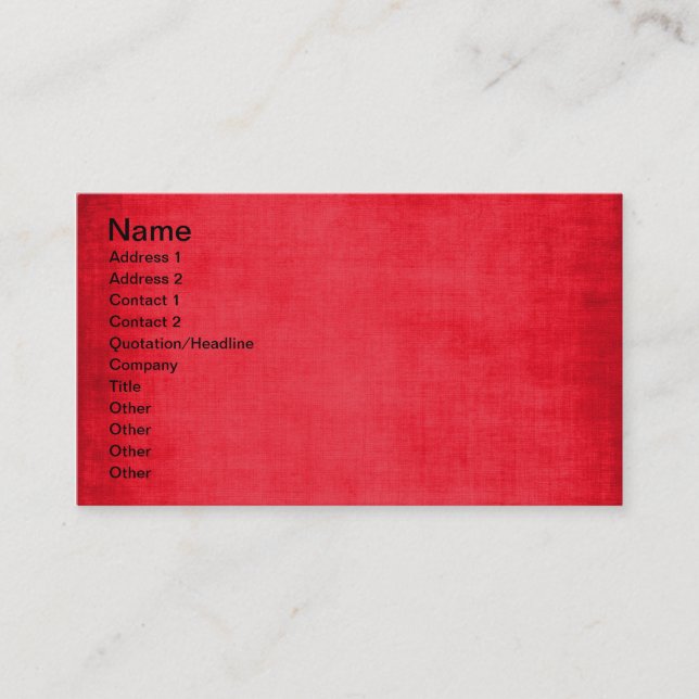 Carte De Visite 547_papier-solide-rouge-SOLIDE ARRIÈRE - PLAN ROUG (Devant)