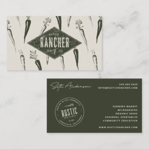 Carte de visite 5  Rancher rustique