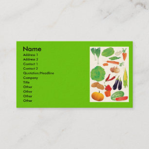Carte De Visite 7638310, Nom, Adresse 1, Adresse 2, Contact 1,...