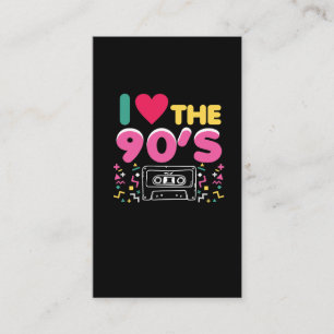 Carte De Visite 90er amour de l'équipement I les années 90 rétr
